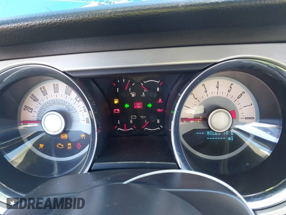 2012 Ford Mustang V6 Premium with VIN 1ZVBP8AM2C5233385, listed as a IAAI auction lot 40926705 with Not Provided miles. Bid and sale history available at carsss.com. Image 7.