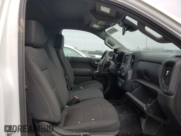 2023 Chevrolet Silverado 1500 Work Truck with VIN 3GCNAAEDXPG293304, listed as a Copart auction lot 46691305 with 35,049 mi miles and Salvage Title. Bid and sale history available at carsss.com. Image 10.