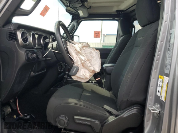 2018 Jeep Wrangler Unlimited Sahara z VIN 1C4HJXEG7JW115319, wystawiony jako Copart lot #56717765 z przebiegiem 53 633 mil mil oraz Szkoda całkowita • Salvage title. Historia ofert i sprzedaży dostępna na DreamBid. Obrazek 7.