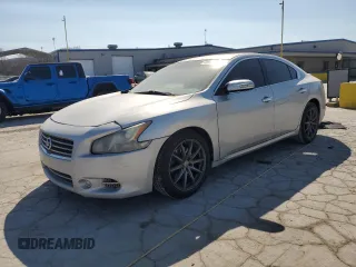 2012 Nissan Maxima S with VIN 1N4AA5AP8CC826789, listed as a Copart auction lot 48582505 with 157,412 mi miles and Salvage Title. Bid and sale history available at DreamBid. Image 1.