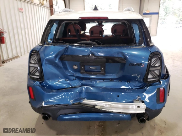 2023 MINI Countryman Cooper S with VIN WMZ83BR08P3P70366, listed as a Copart auction lot 75968874 with 10,647 mi miles and Salvage Title. Bid and sale history available at carsss.com. Image 6.