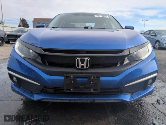 2019 Honda Civic Sedan EX with VIN 19XFC1F3XKE201729, listed as a Copart auction lot 50919485 with 63,530 mi miles and Salvage Title. Bid and sale history available at carsss.com. Image 5.