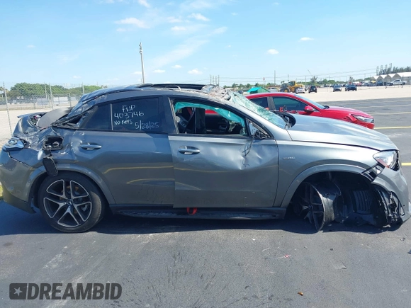 2021 Mercedes-Benz GLE 53 AMG with VIN 4JGFD6BB0MA403746, listed as a IAAI auction lot 42221763 with 68,541 mi miles and . Bid and sale history available at DreamBid. Image 12.