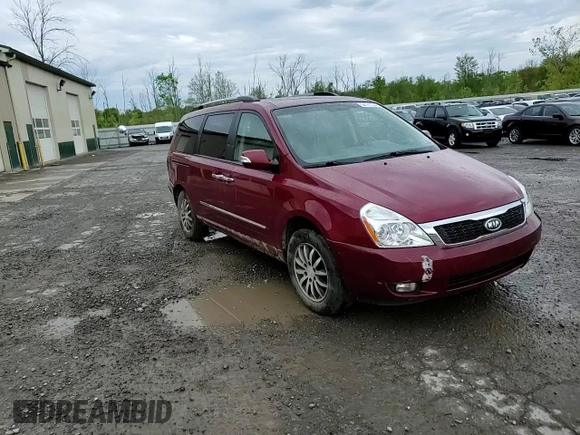 2012 Kia Sedona EX with VIN KNDMH4C75C6503969, listed as a Copart auction lot 54177734 with 190,995 mi miles and Salvage Title. Bid and sale history available at carsss.com. Image 11.