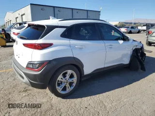 2023 Hyundai Kona SEL with VIN KM8K32AB1PU049637, listed as a Copart auction lot 88974675 with 18,453 mi miles and Salvage Title. Bid and sale history available at DreamBid. Image 3.