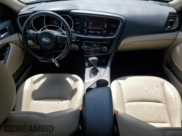 2014 Kia Optima EX with VIN 5XXGN4A79EG293633, listed as a Copart auction lot 54903205 with 120,497 mi miles and Salvage Title. Bid and sale history available at carsss.com. Image 8.