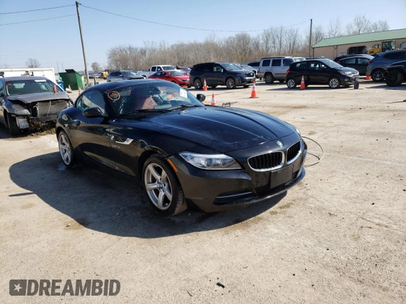 2015 BMW Z4 sDrive28i with VIN WBALL5C55FP557752, listed as a Copart auction lot 47733293 with 48,882 mi miles. Bid and sale history available at carsss.com. Image 4.