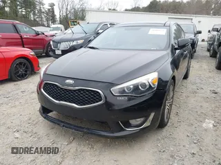 2014 Kia Cadenza Premium with VIN KNALN4D73E5163441, listed as a IAAI auction lot 41392572 with 190,378 mi miles. Bid and sale history available at carsss.com. Image 2.