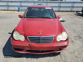 2007 Mercedes-Benz C 230 Sport with VIN WDBRF52H57F888532, listed as a Copart auction lot 63796925 with 213,457 mi miles and Salvage title. Bid and sale history available at DreamBid. Image 5.