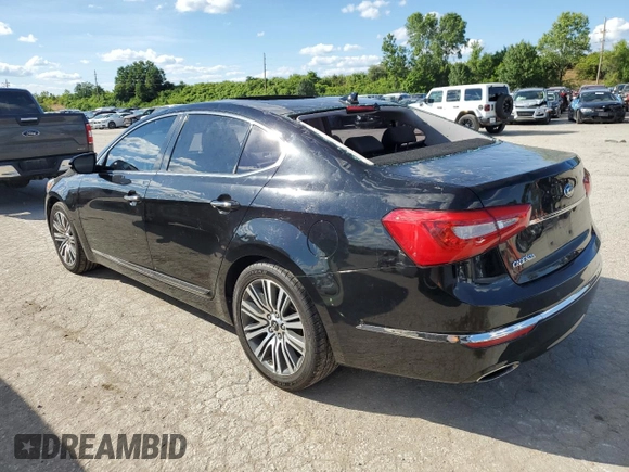 2015 Kia Cadenza Premium with VIN KNALN4D72F5176604, listed as a Copart auction lot 58287744 with 69,419 mi miles and Salvage Title. Bid and sale history available at carsss.com. Image 2.