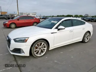 2020 Audi A5 Sportback Premium with VIN WAUANCF52LA008932, listed as a Copart auction lot 51157215 with 112,883 mi miles and Clean Title. Bid and sale history available at carsss.com. Image 1.