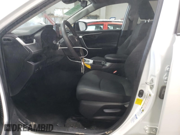 2021 Toyota RAV4 Hybrid LE with VIN 4T3LWRFV0MU034668, listed as a Copart auction lot 48392805 with 40,318 mi miles and Salvage Title. Bid and sale history available at carsss.com. Image 7.