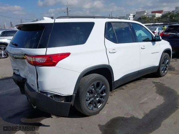 2021 Chevrolet Traverse RS with VIN 1GNEVJKW0MJ266088, listed as a IAAI auction lot 41504928 with 57,966 mi miles. Bid and sale history available at carsss.com. Image 4.
