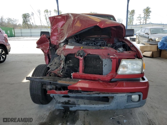 2006 Ford Ranger STX with VIN 1FTYR44E16PA73450, listed as a Copart auction lot 49854225 with 213,282 mi miles and Salvage Title. Bid and sale history available at carsss.com. Image 5.