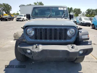 2024 Jeep Wrangler Sport S с VIN 1C4PJXDG9RW281804, выставлен на аукционе Copart как лот 59773665 с пробегом 21 994 миль миль и Списание • Salvage title. История ставок и продаж доступна на DreamBid. Изображение 5.