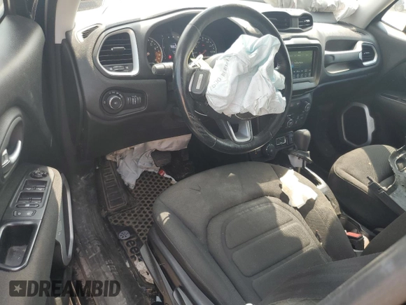 2018 Jeep Renegade Latitude with VIN ZACCJBBBXJPH52403, listed as a Copart auction lot 59636375 with 68,860 mi miles and Salvage title. Bid and sale history available at DreamBid. Image 8.