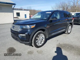 2021 Ford Explorer Limited with VIN 1FM5K8FW0MNA02152, listed as a Copart auction lot 46081065 with 61,179 mi miles and Clean Title. Bid and sale history available at carsss.com. Image 1.
