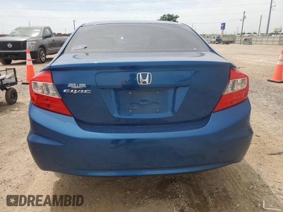 2012 Honda Civic LX с VIN 19XFB2F58CE034931, выставлен на аукционе Copart как лот 56919385 с пробегом 264 478 миль миль и Списание • Salvage title. История ставок и продаж доступна на DreamBid. Изображение 6.