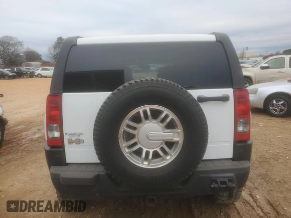 2006 Hummer H3 with VIN 5GTDN136168310959, listed as a Copart auction lot 44410065 with 172,144 mi miles and Salvage Title. Bid and sale history available at DreamBid. Image 6.