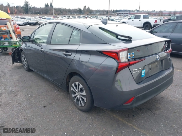 2022 Toyota Prius LE with VIN JTDL9MFU4N3037465, listed as a IAAI auction lot 41354802 with 45,674 mi miles. Bid and sale history available at carsss.com. Image 3.