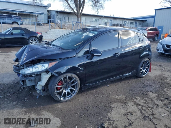 2019 Ford Fiesta ST with VIN 3FADP4GX8KM153352, listed as a Copart auction lot 88704555 with 101,052 mi miles and Salvage Title. Bid and sale history available at carsss.com. Image 1.