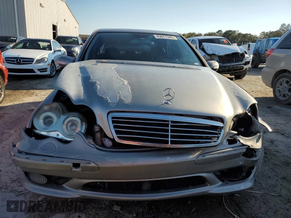 2003 Mercedes-Benz C with VIN WDBRF65JX3F410427, listed as a Copart auction lot 45677345 with Not provided miles and Salvage title. Bid and sale history available at DreamBid. Image 5.