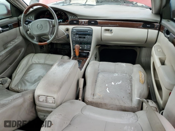 2002 Cadillac Seville Touring STS z VIN 1G6KY54902U132357, wystawiony jako Copart lot #42008795 z przebiegiem 111 014 mil mil oraz Szkoda całkowita • Salvage title. Historia ofert i sprzedaży dostępna na DreamBid. Obrazek 8.