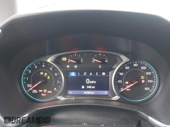 2021 Chevrolet Equinox Premier z VIN 2GNAXNEV4M6125086, wystawiony jako IAAI lot #41475387 z przebiegiem 53 387 mil mil oraz . Historia ofert i sprzedaży dostępna na DreamBid. Obrazek 7.