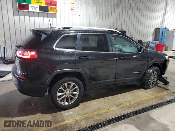 2019 Jeep Cherokee Altitude with VIN 1C4PJMLB1KD465818, listed as a Copart auction lot 57552705 with 191,300 mi miles and Salvage title. Bid and sale history available at DreamBid. Image 3.
