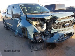 2023 Ford F-150 XL with VIN 1FTEW1CP6PKG05741, listed as a IAAI auction lot 41429741 with 17,166 mi miles. Bid and sale history available at carsss.com. Image 1.