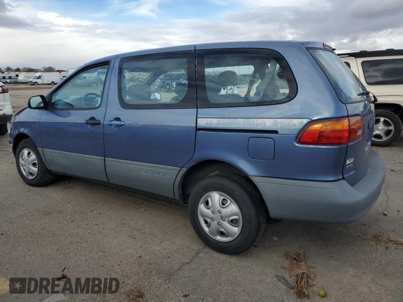 1998 Toyota Sienna CE with VIN 4T3ZF19C4WU011970, listed as a Copart auction lot 80956784 with 365,415 mi miles and Salvage Title. Bid and sale history available at carsss.com. Image 2.