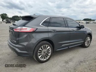 2020 Ford Edge Titanium with VIN 2FMPK3K9XLBB03754, listed as a Copart auction lot 59228775 with 63,034 mi miles and Salvage title. Bid and sale history available at DreamBid. Image 3.