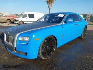 2011 Rolls-Royce Ghost with VIN SCA664S54BUX49380, listed as a IAAI auction lot 40358792 with 73,284 mi miles. Bid and sale history available at carsss.com. Image 2.