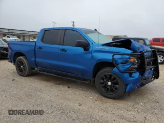 2022 Chevrolet Silverado 1500 Custom with VIN 3GCPABEK4NG536745, listed as a Copart auction lot 51083935 with 88,669 mi miles and Salvage Title. Bid and sale history available at DreamBid. Image 4.