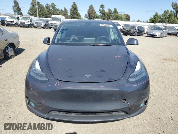 2022 Tesla Model Y Long Range z VIN 7SAYGDEE6NF429701, wystawiony jako Copart lot #58585665 z przebiegiem 86 537 mil mil oraz Szkoda całkowita • Salvage title. Historia ofert i sprzedaży dostępna na DreamBid. Obrazek 5.