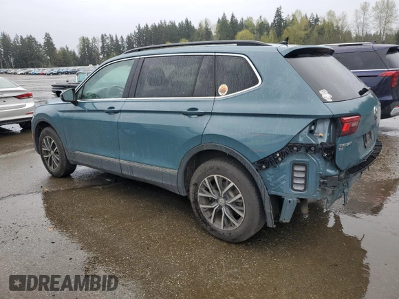 2020 Volkswagen Tiguan SE with VIN 3VV2B7AX4LM005342, listed as a Copart auction lot 52052615 with 35,787 mi miles and Salvage Title. Bid and sale history available at DreamBid. Image 2.