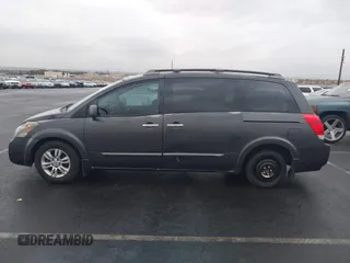 2008 Nissan Quest S with VIN 5N1BV28U98N121410, listed as a IAAI auction lot 41563570 with 139,883 mi miles. Bid and sale history available at carsss.com. Image 12.