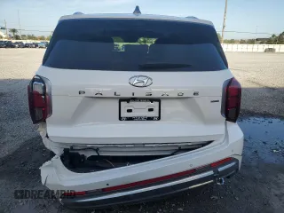 2024 Hyundai Palisade Calligraphy z VIN KM8R7DGE6RU715328, wystawiony jako Copart lot #51831285 z przebiegiem 18 721 mil mil oraz Nie do naprawy • Non repairable. Historia ofert i sprzedaży dostępna na DreamBid. Obrazek 6.