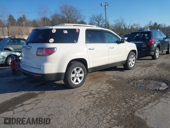 2014 GMC Acadia SLE with VIN 1GKKVPKD8EJ207986, listed as a IAAI auction lot 41310893 with 121,571 mi miles and . Bid and sale history available at carsss.com. Image 3.