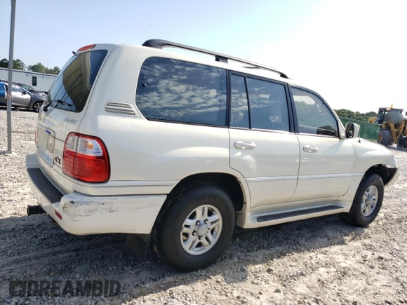 1998 Lexus LX 470 z VIN JT6HT00W3W0021133, wystawiony jako Copart lot #58240065 z przebiegiem 178 185 mil mil oraz Szkoda całkowita • Salvage title. Historia ofert i sprzedaży dostępna na DreamBid. Obrazek 3.
