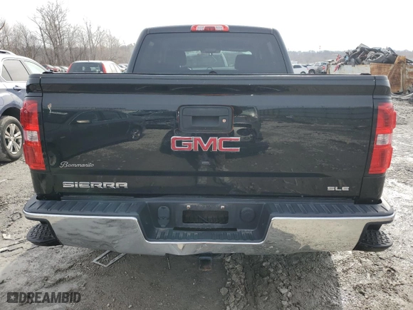2017 GMC Sierra 1500 SLE with VIN 3GTU2MEC7HG104224, listed as a Copart auction lot 44785845 with 150,209 mi miles and Salvage Title. Bid and sale history available at carsss.com. Image 6.