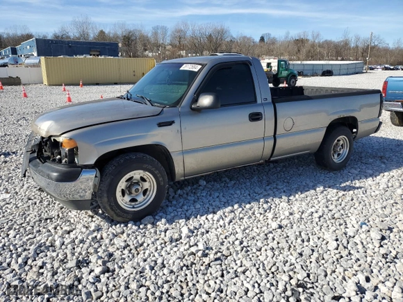 1999 GMC New Sierra 1500 SLE with VIN 1GTEC14W3XE516349, listed as a Copart auction lot 39172684 with 105,811 mi miles and Salvage Title. Bid and sale history available at carsss.com. Image 1.