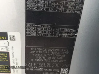 2020 Land Rover Defender HSE z VIN SALE1EEU2L2004757, wystawiony jako Copart lot #59279455 z przebiegiem 50 081 mil mil oraz Szkoda całkowita • Salvage title. Historia ofert i sprzedaży dostępna na DreamBid. Obrazek 13.