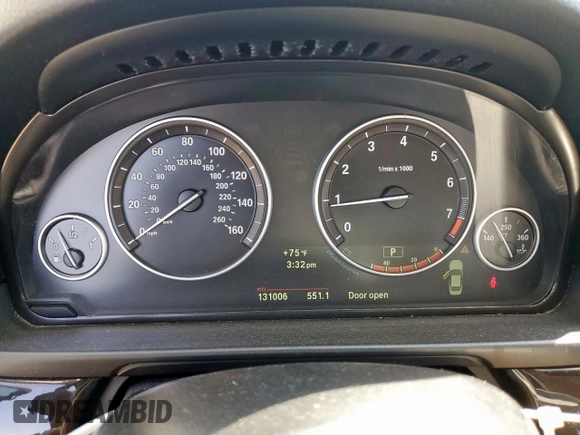 2012 BMW 5 Series 528i with VIN WBAXG5C51CDX03860, listed as a Copart auction lot 51464415 with 131,006 mi miles and Salvage Title. Bid and sale history available at carsss.com. Image 9.