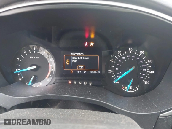2014 Ford Fusion SE with VIN 3FA6P0H73ER295907, listed as a IAAI auction lot 41558848 with 106,397 mi miles. Bid and sale history available at carsss.com. Image 7.
