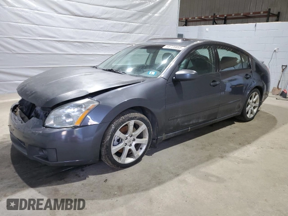 2008 Nissan Maxima 3.5 SL with VIN 1N4BA41EX8C801509, listed as a Copart auction lot 48720855 with 0 mi miles and Salvage Title. Bid and sale history available at carsss.com. Image 1.