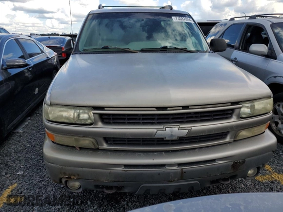2002 Chevrolet Tahoe LT with VIN 1GNEK13Z42R248791, listed as a Copart auction lot 74087854 with 0 mi miles and Salvage Title. Bid and sale history available at carsss.com. Image 5.