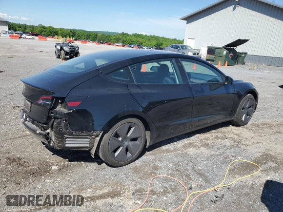 2023 Tesla Model 3 z VIN 5YJ3E1EA1PF547070, wystawiony jako Copart lot #55793205 z przebiegiem 38 591 mil mil oraz Szkoda całkowita • Salvage title. Historia ofert i sprzedaży dostępna na DreamBid. Obrazek 3.