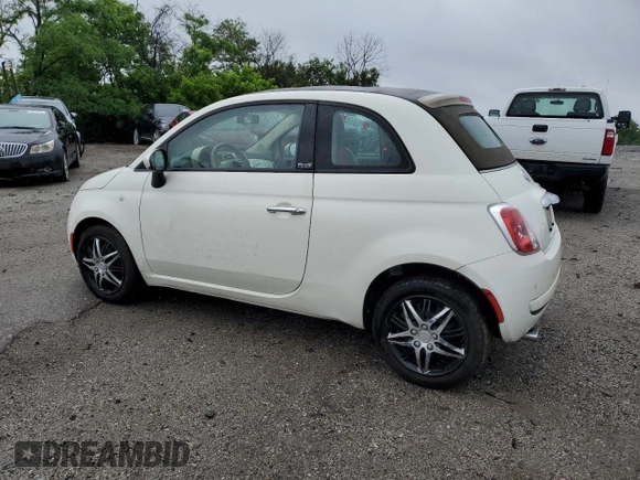 2013 FIAT 500 Pop z VIN 3C3CFFDR3DT575021, wystawiony jako Copart lot #55294155 z przebiegiem 78 890 mil mil oraz Czysty tytuł • Clean title. Historia ofert i sprzedaży dostępna na DreamBid. Obrazek 2.