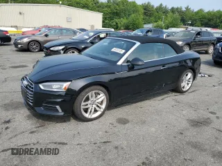 2019 Audi A5 Cabriolet Premium Plus with VIN WAUYNGF5XKN002034, listed as a Copart auction lot 59355105 with 42,565 mi miles and Salvage title. Bid and sale history available at DreamBid. Image 1.